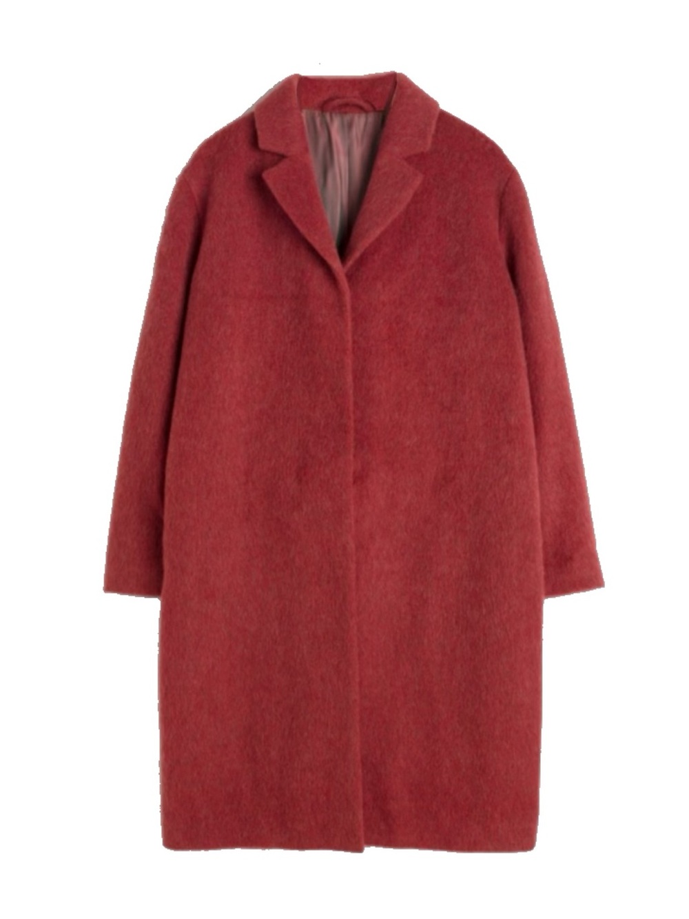 & Other Stories Red Wool-Blend Coat